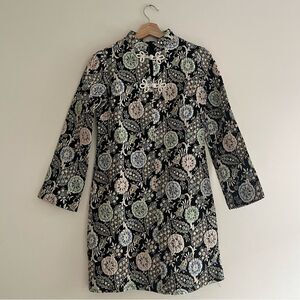 Vintage // Black Embroidered Hong Kong Qipao Dress